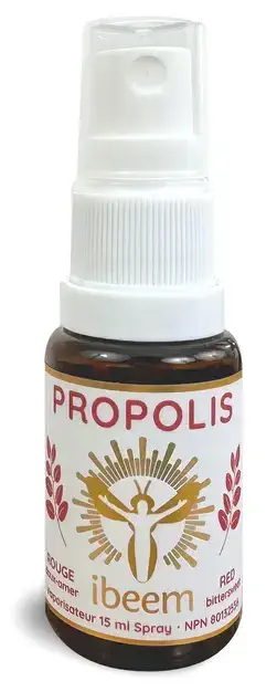 Propolis rouge de Dalbergia Ecastaphyllum en vaporisateur de IBEEM